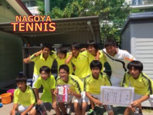 2015名中テニス部県大会優勝2